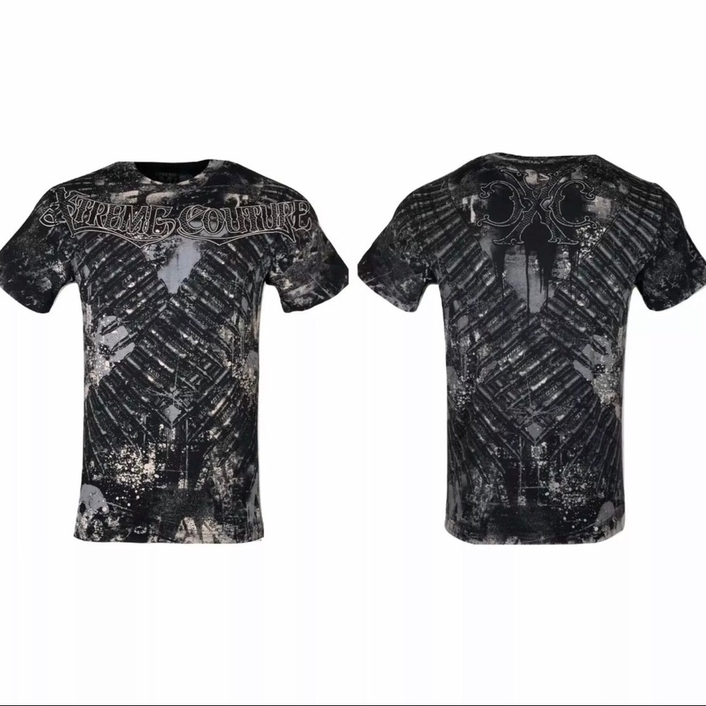 XTREME COUTURE by AFFLICTION Men T-Shirt BANDOLIER - Picture 2 of 8